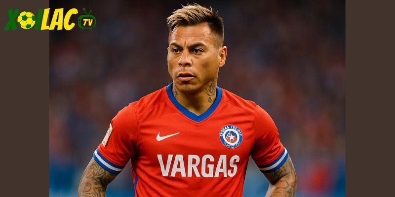 Vargas là mũi nhọn trong trận Brazil vs Chile.