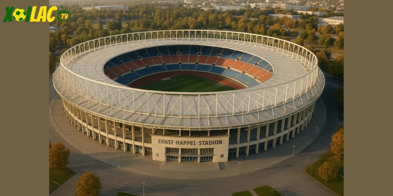 Ernst-Happel là điểm tựa trong trận Áo vs Cyprus.