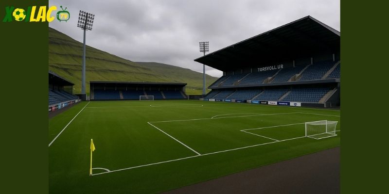 Tórsvøllur là điểm tựa trong trận Faroe vs Croatia.