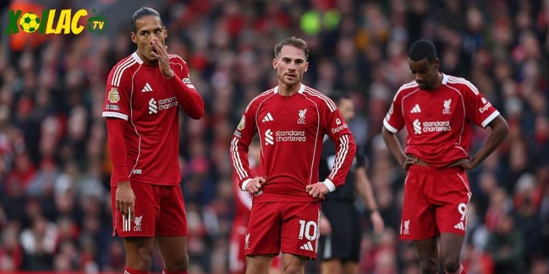 Liverpool thua ngay tại sân Anfield