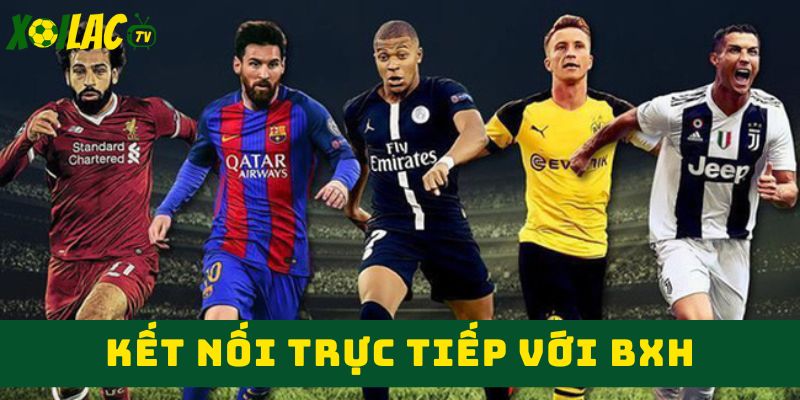 Kết quả bóng đá kết nối BXH